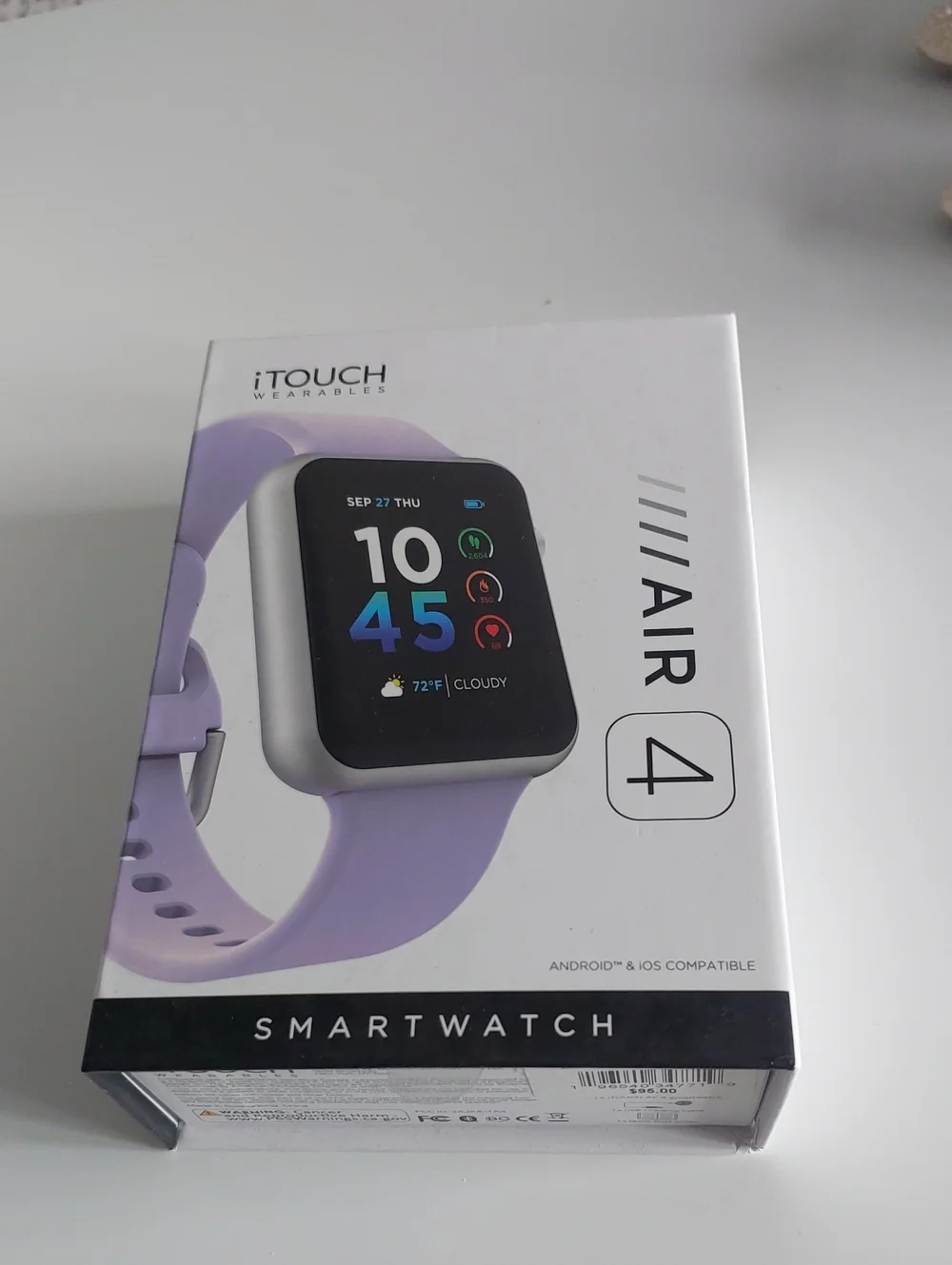 Air 4 Smartwatch - Lavender